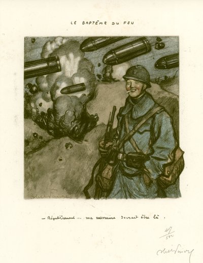 The Baptism of Fire by Jules Abel Faivre
